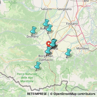 Mappa Valle Vermenagna, 12010 Cervasca CN, Italia (8.56636)
