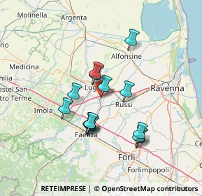 Mappa Via Bentini, 48032 Cotignola RA, Italia (11.72714)