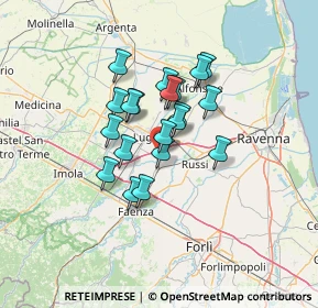 Mappa Via Bentini, 48032 Cotignola RA, Italia (9.7385)