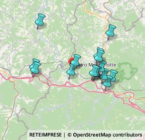 Mappa Via II Giugno, 17056 Cengio SV, Italia (6.49867)