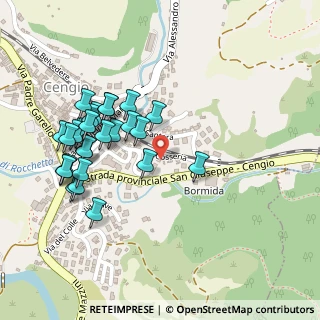 Mappa Via II Giugno, 17056 Cengio SV, Italia (0.24444)