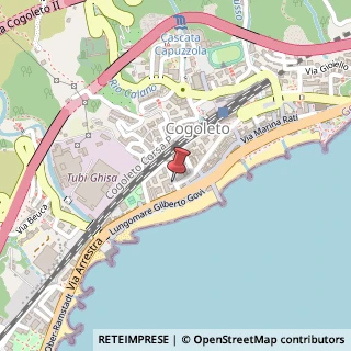 Mappa Via Parasco, 23, 16016 Cogoleto, Genova (Liguria)