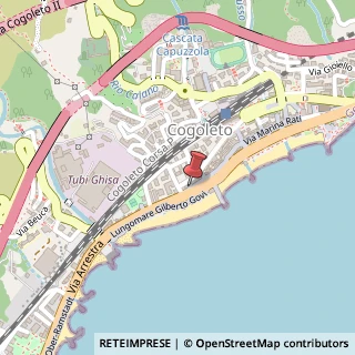 Mappa Via Colombo, 134, 16016 Cogoleto, Genova (Liguria)