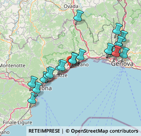 Mappa Via Parasco, 16016 Cogoleto GE, Italia (15.5445)