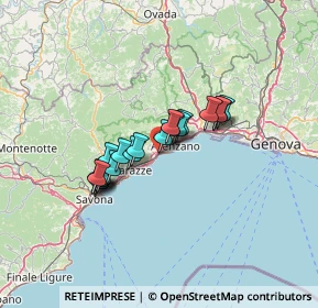 Mappa Via Parasco, 16016 Cogoleto GE, Italia (9.7545)
