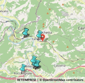 Mappa Via Fiume, 17056 Cengio SV, Italia (2.26636)