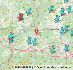 Mappa Via Fiume, 17056 Cengio SV, Italia (6.1025)