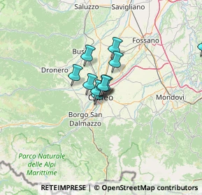 Mappa Via Senatore Antonio Toselli, 12100 Cuneo CN, Italia (7.83273)