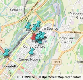 Mappa Via Senatore Antonio Toselli, 12100 Cuneo CN, Italia (0.695)