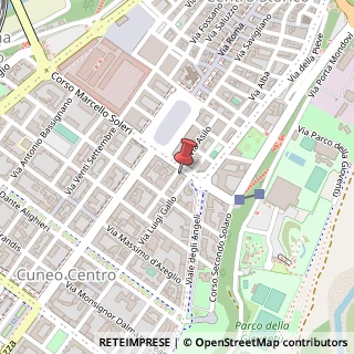 Mappa Via Toselli Antonio Senatore, 1, 12100 Cuneo, Cuneo (Piemonte)