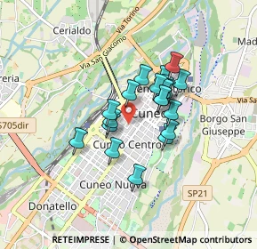 Mappa C Di fronte al Cinema Monviso, 12100 Cuneo CN, Italia (0.6085)