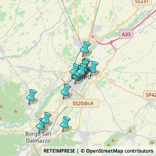 Mappa Via 28 parile, 12010 Cuneo CN, Italia (2.67643)