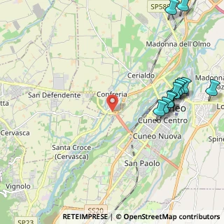 Mappa Via Primo Maggio, 12010 Cuneo CN, Italia (2.71667)