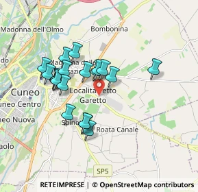 Mappa Via Monte Moro, 12100 Cuneo CN, Italia (1.548)