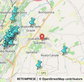Mappa Via Monte Moro, 12100 Cuneo CN, Italia (3.043)