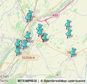 Mappa Via Monte Moro, 12100 Cuneo CN, Italia (3.78083)