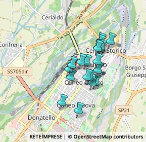 Mappa Via Antonio Meucci, 12100 Cuneo CN, Italia (0.6555)