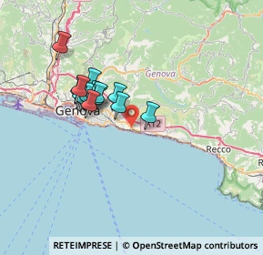 Mappa Via Al Cimitero di Quinto, 16166 Genova GE, Italia (5.74071)