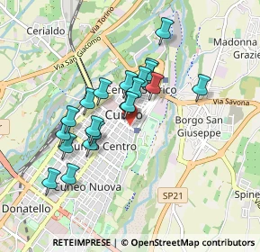 Mappa Corso Giuseppe Garibaldi, 12100 Cuneo CN, Italia (0.764)