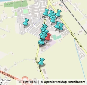 Mappa Via Fossombrone, 48124 Ravenna RA, Italia (0.3085)