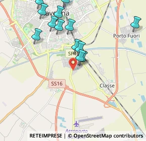 Mappa Via Fossombrone, 48124 Ravenna RA, Italia (2.19692)