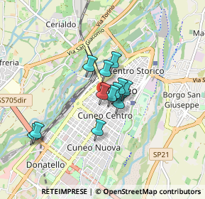 Mappa Via Felice Cavallotti, 12100 Cuneo CN, Italia (0.58)