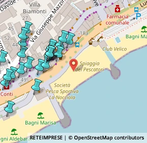 Mappa Lungomare Bianchi, 16016 Cogoleto GE, Italia (0.05769)