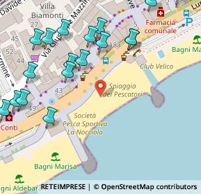 Mappa Lungomare Bianchi, 16016 Cogoleto GE, Italia (0.089)