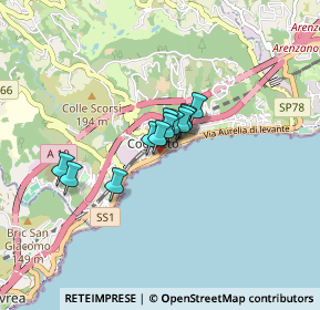 Mappa Lungomare Bianchi, 16016 Cogoleto GE, Italia (0.45333)