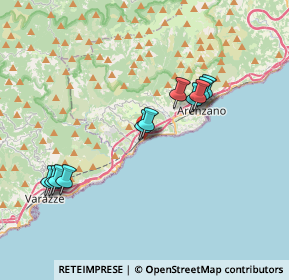 Mappa Lungomare Bianchi, 16016 Cogoleto GE, Italia (3.57636)