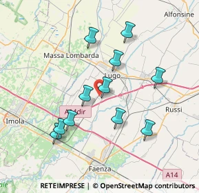 Mappa Via Gesuita, 48033 Barbiano RA, Italia (7.07455)