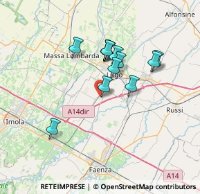 Mappa Via Gesuita, 48033 Barbiano RA, Italia (5.82077)
