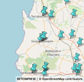 Mappa Via Umberto Saba, 09036 Guspini SU, Italia (23.6895)