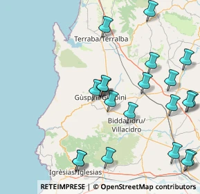 Mappa Via Umberto Saba, 09036 Guspini SU, Italia (21.5285)