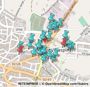 Mappa Via Umberto Saba, 09036 Guspini SU, Italia (0.18276)