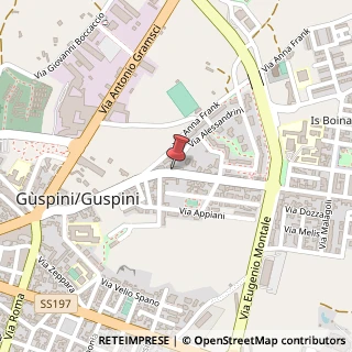 Mappa Viale Giuseppe di Vittorio, 55, 09036 Guspini, Medio Campidano (Sardegna)