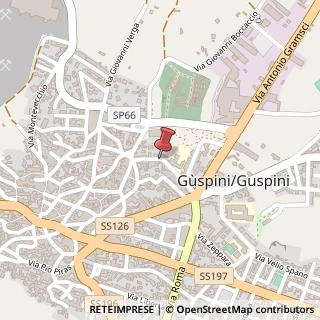 Mappa Via Sebastiano Satta, 55, 09036 Guspini VS, Italia, 09036 Guspini, Medio Campidano (Sardegna)