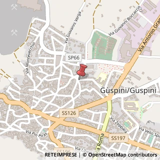 Mappa Via Sebastiano Satta, 77, 09036 Guspini, Medio Campidano (Sardegna)