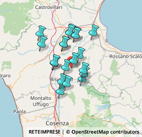 Mappa Via Trieste, 87048 Santa Sofia D'epiro CS, Italia (10.79)