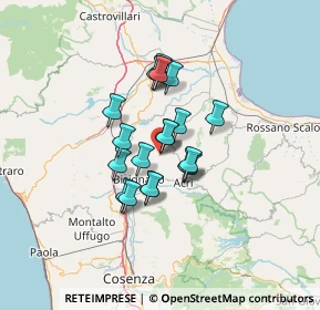 Mappa Via Trieste, 87048 Santa Sofia D'epiro CS, Italia (10.027)