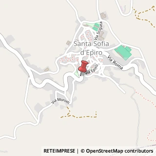 Mappa Via Roma, 37, 87048 Santa Sofia d'Epiro, Cosenza (Calabria)