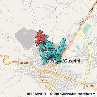 Mappa Via Guglielmo Marconi, 09036 Guspini SU, Italia (0.25517)