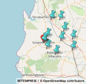 Mappa Via Guglielmo Marconi, 09036 Guspini SU, Italia (13.19091)