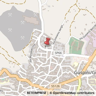 Mappa Via Giovanni Pascoli, 7, 09036 Guspini, Medio Campidano (Sardegna)