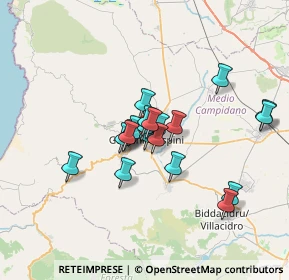 Mappa SS 126, 09036 Guspini SU, Italia (5.4385)