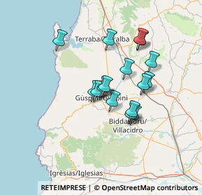 Mappa Via Antonio Gramsci, 09036 Guspini SU, Italia (11.5425)