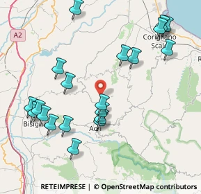 Mappa Contrada Vallonecupo, 87041 Acri CS, Italia (9.8375)