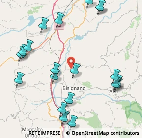 Mappa Contrada Fria, 87043 Bisignano CS, Italia (11.166)