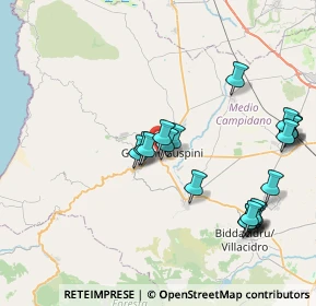 Mappa Vico II Senatore Spano, 09036 Guspini SU, Italia (9.2965)