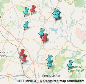 Mappa Via Santi, 09040 Senorbì CA, Italia (18.42688)